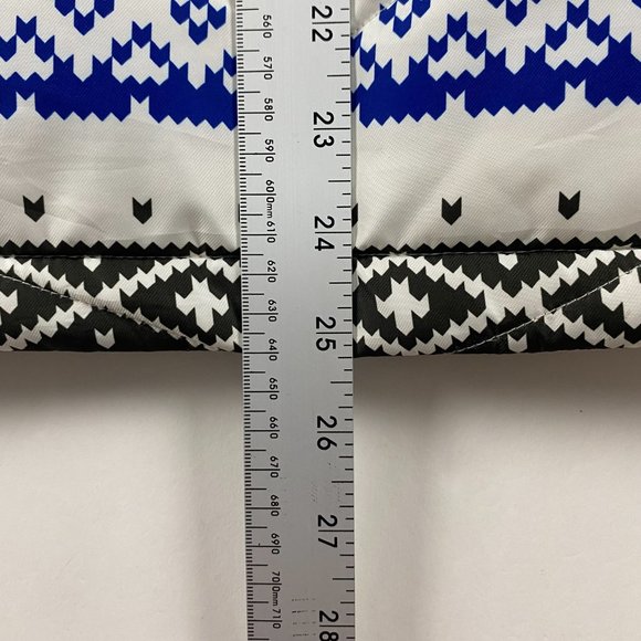 Nike 6.0 Fair Isle Nordic Print Puffer Ski Vest Women's Medium - Picture 13 of 13
